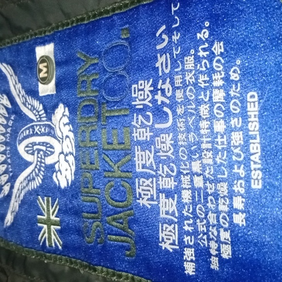 Superdry Jacket in olive green in size M - Picture 2 of 8